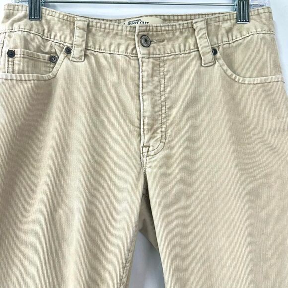GAP Y2K Low Rise Bootcut Flare Tan Corduroy Pants Womens 30" Waist 2000s Indie - Picture 3 of 7